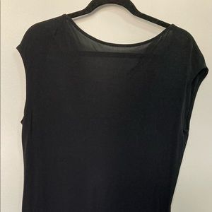 Club Monaco draped back sheath dress